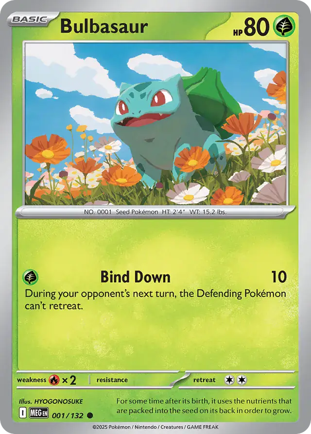 Bulbasaur (001/132) [Mega Evolution: Base Set]